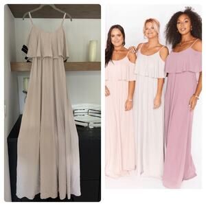 Show Me Your Mumu Caitlin Ruffle Maxi Dress